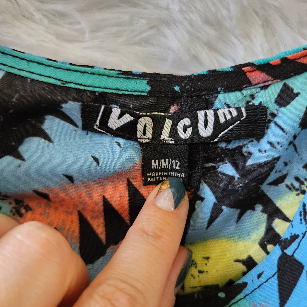 Volcom Women's Multicolored Patterned Sleeveless … - image 5